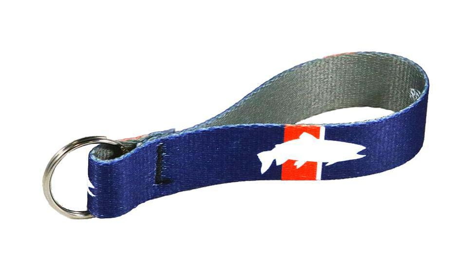 Wingo Outdoors Key Fob - RepYourWater, Bison Trutta, 5 inch length, W-KEY-502-5IN