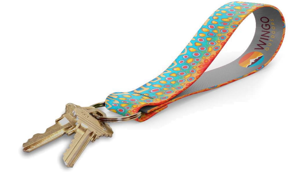 Wingo Outdoors Key Fob, DeYoung Brook Trout, W-KEY-601-5IN