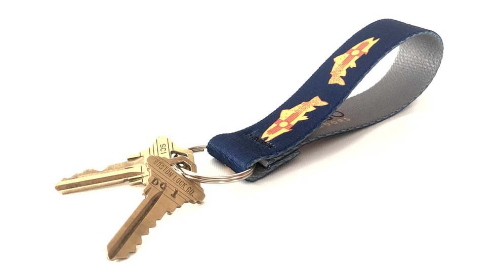 Wingo Outdoors Key Fob - RepYourWater, New Mexico Clarkii, 5 inch length, W-KEY-508-5IN