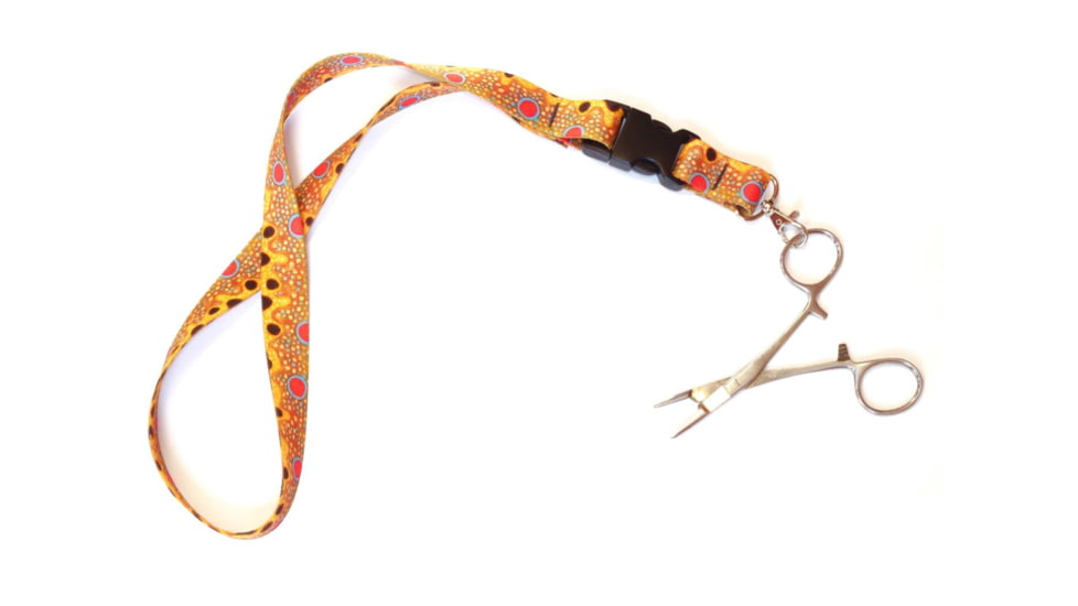 Wingo Outdoors Lanyard, Brown Trout, 18 inch length, W-LAN-104-18