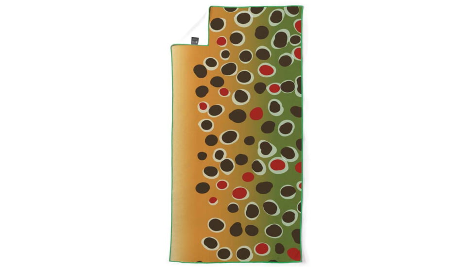 Wingo Outdoors Microfiber Towel, Brown Trout, W-TOW-123-MF