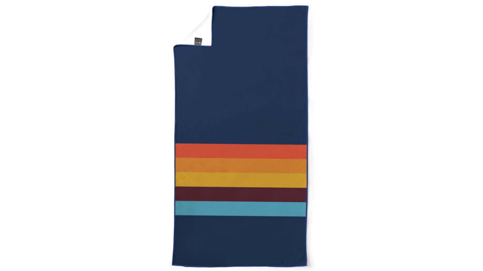 Wingo Outdoors Microfiber Towel, Navy Retro, W-TOW-140-MF