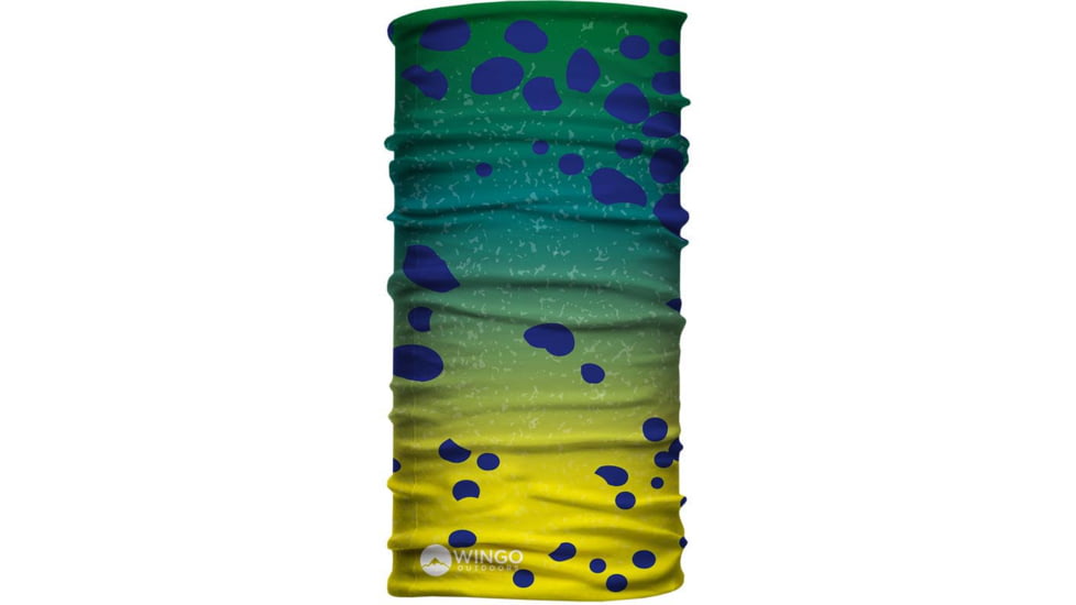 Wingo Outdoors Neck Gaiter, Mahi Mahi, One Size, W-GAI-125-OS