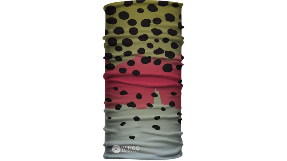 Wingo Outdoors Neck Gaiter, Rainbow Trout, One Size, W-GAI-124-OS