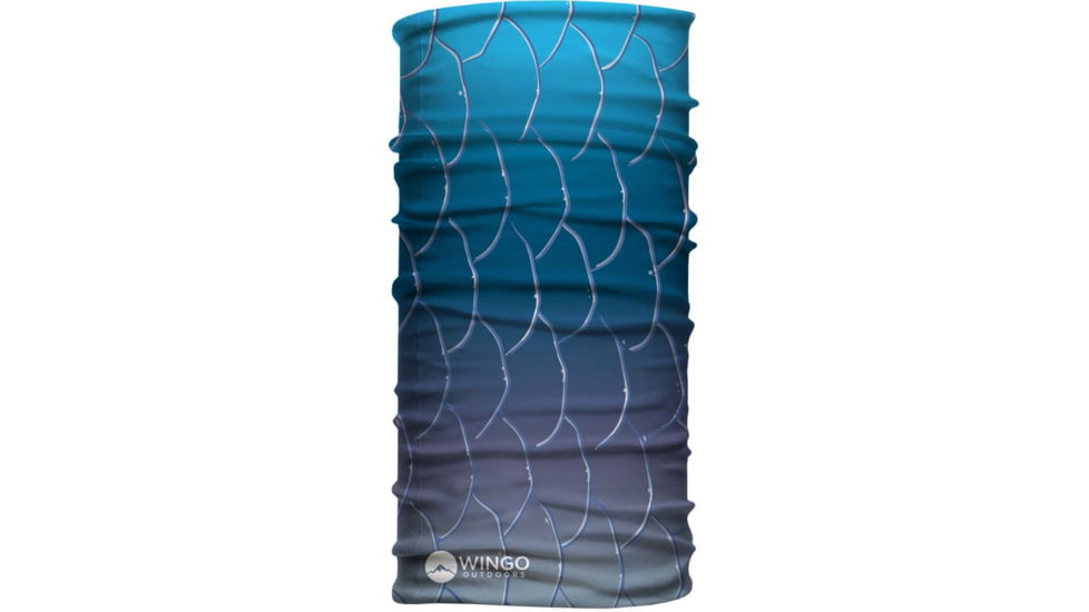 Wingo Outdoors Neck Gaiter, Tarpon, One Size, W-GAI-126-OS
