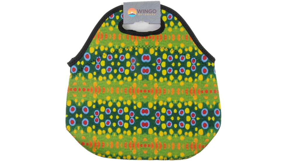 Wingo Outdoors Neoprene Lunch Pack, Brook Trout, 12 x 12 x 6 inches, W-NLP-103-OS