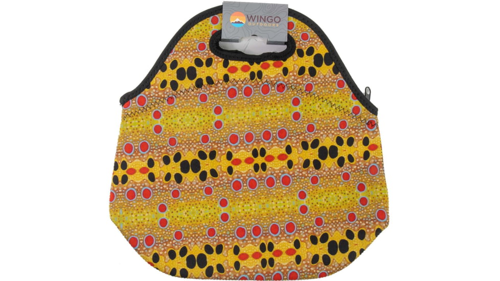 Wingo Outdoors Neoprene Lunch Pack, Brown Trout, 12 x 12 x 6 inches, W-NLP-104-OS