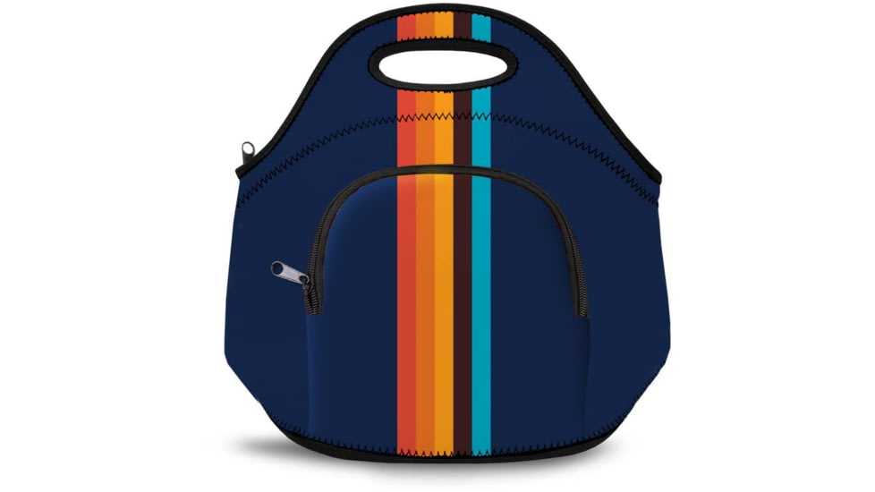Wingo Outdoors Neoprene Lunch Pack, Navy Retro, W-NLP-140-OS
