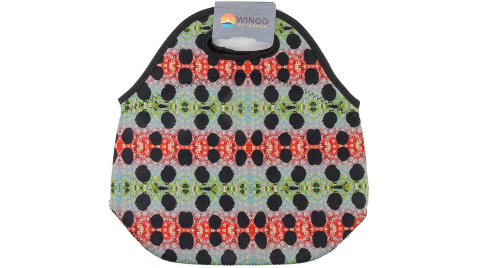 Wingo Outdoors Neoprene Lunch Pack, Rainbow Trout, 12 x 12 x 6 inches, W-NLP-112-OS