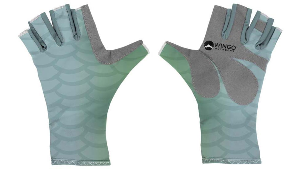 Wingo Outdoors Sun Gloves, Bonefish, Small/Medium, W-CGL-127-SMD