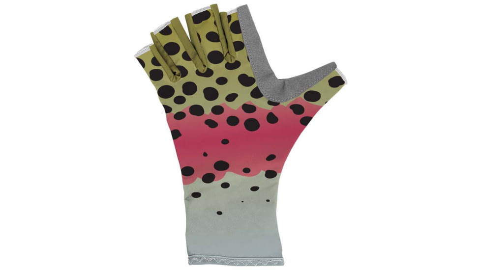 Wingo Outdoors Sun Gloves, Rainbow Trout, Large/XLarge, W-CGL-124-LXL