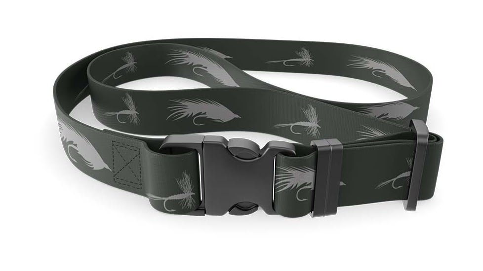 Wingo Outdoors Wading Belt w/Zero-Slip Buckle, Fly Classics, One Size, W-WAD-145-OS