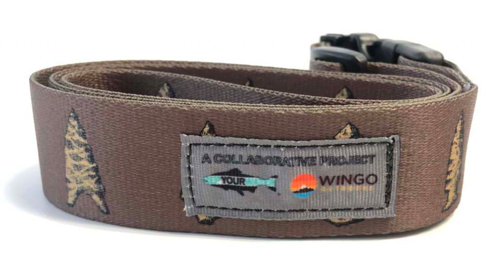 Wingo Outdoors Wading Belt - RepYourWater, Arrowheads, One Size Fits Most, W-WAD-501-OS