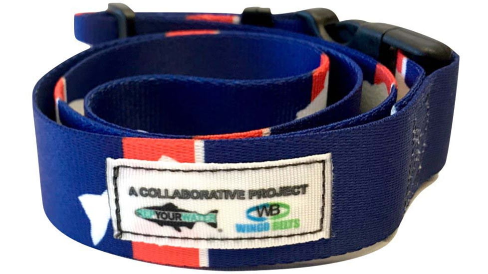 Wingo Outdoors Wading Belt - RepYourWater, Bison Trutta, One Size Fits Most, W-WAD-502-OS