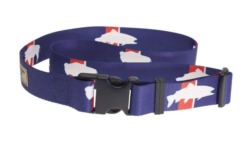 Wingo Outdoors Wading Belt - RepYourWater, Bison Trutta, One Size Fits Most, W-WAD-502-OS