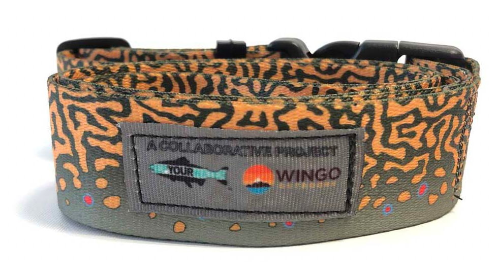 Wingo Outdoors Wading Belt - RepYourWater, Brook Trout, One Size Fits Most, W-WAD-503-OS