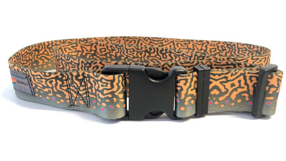 Wingo Outdoors Wading Belt - RepYourWater, Brook Trout, One Size Fits Most, W-WAD-503-OS