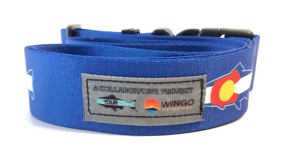 Wingo Outdoors Wading Belt - RepYourWater, CO Flag Trout, One Size Fits Most, W-WAD-505-OS