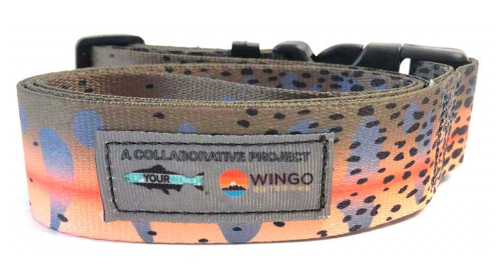 Wingo Outdoors Wading Belt - RepYourWater, Cutthroat Trout, One Size Fits Most, W-WAD-506-OS