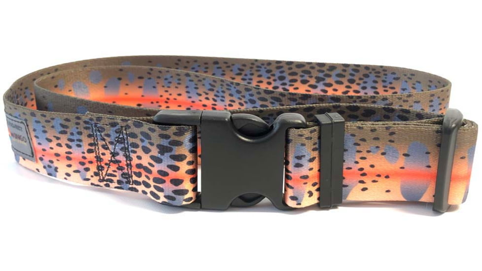 Wingo Outdoors Wading Belt - RepYourWater, Cutthroat Trout, One Size Fits Most, W-WAD-506-OS