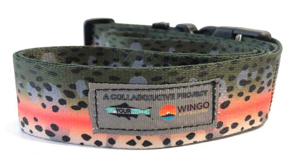 Wingo Outdoors Wading Belt - RepYourWater, Rainbow Trout, One Size Fits Most, W-WAD-509-OS