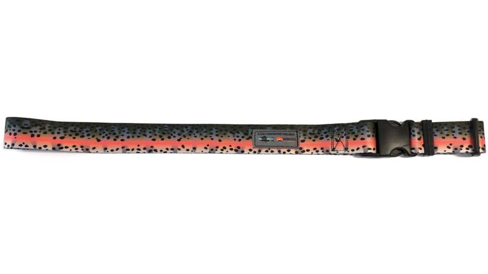 Wingo Outdoors Wading Belt - RepYourWater, Rainbow Trout, One Size Fits Most, W-WAD-509-OS
