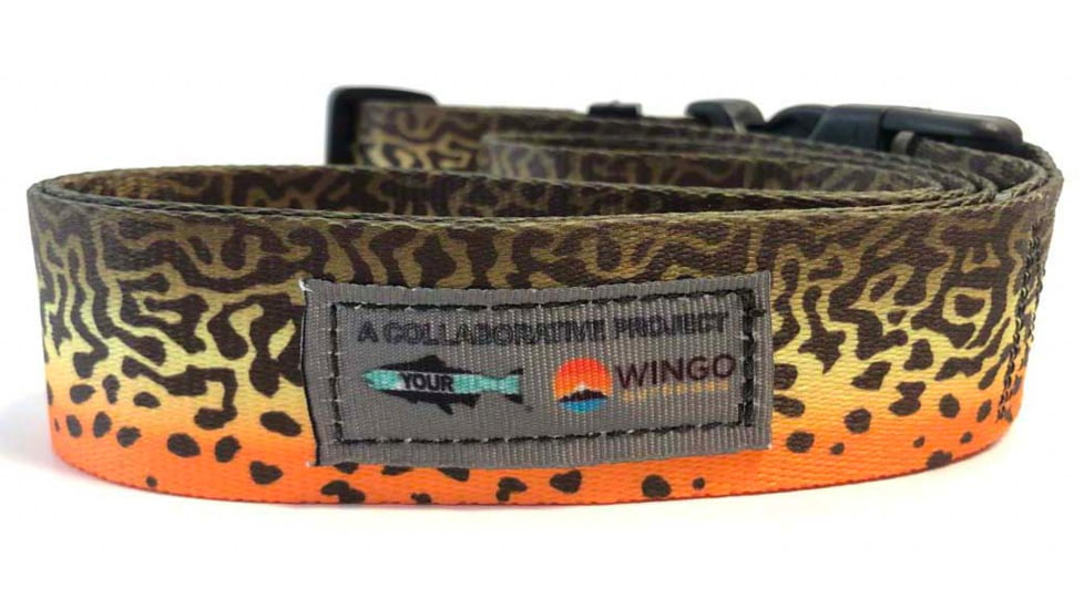 Wingo Outdoors Wading Belt - RepYourWater, Tiger Trout, One Size Fits Most, W-WAD-512-OS