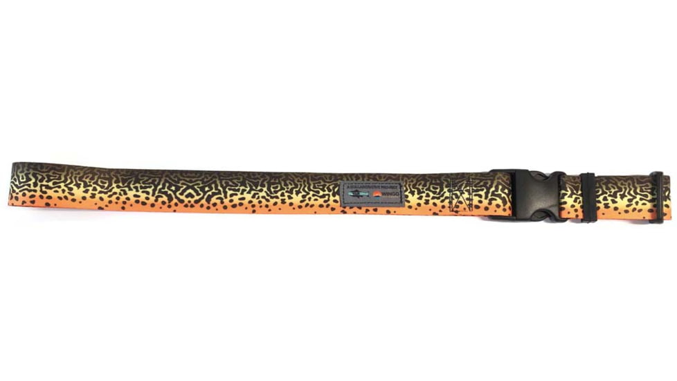 Wingo Outdoors Wading Belt - RepYourWater, Tiger Trout, One Size Fits Most, W-WAD-512-OS