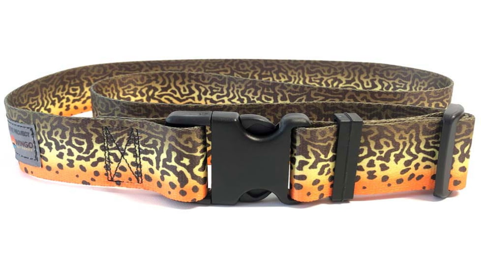 Wingo Outdoors Wading Belt - RepYourWater, Tiger Trout, One Size Fits Most, W-WAD-512-OS