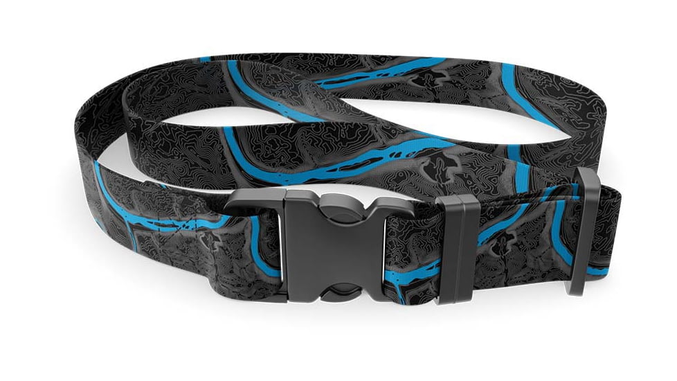 Wingo Outdoors Wading Belt w/Zero-Slip Buckle, River Topo, One Size, W-WAD-409-OS