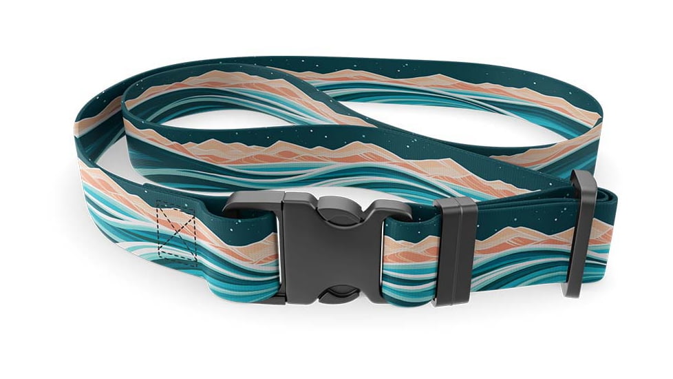 Wingo Outdoors Wading Belt w/Zero-Slip Buckle, Rolling Seas, One Size, W-WAD-137-OS