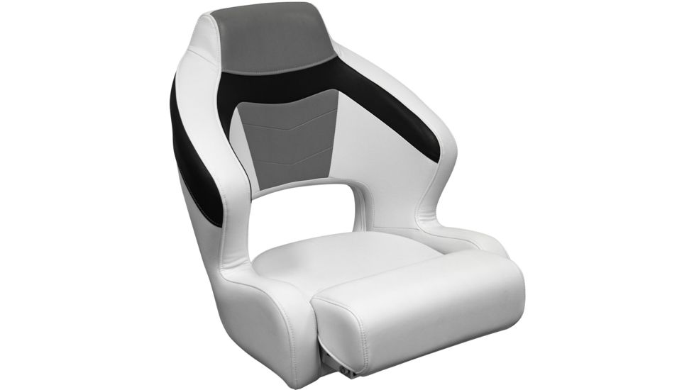 Wise Baja XL Bucket Seat, Brite White/Marble Grey/Black, Large, 3338-1782