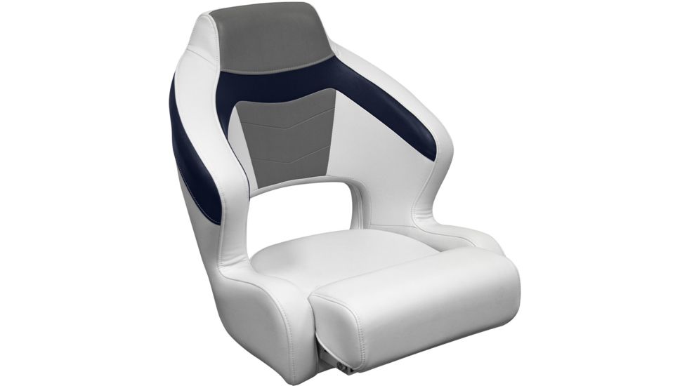 Wise Baja XL Bucket Seat, Brite White/Marble Grey/Midnight Navy, Large, 3338-1773