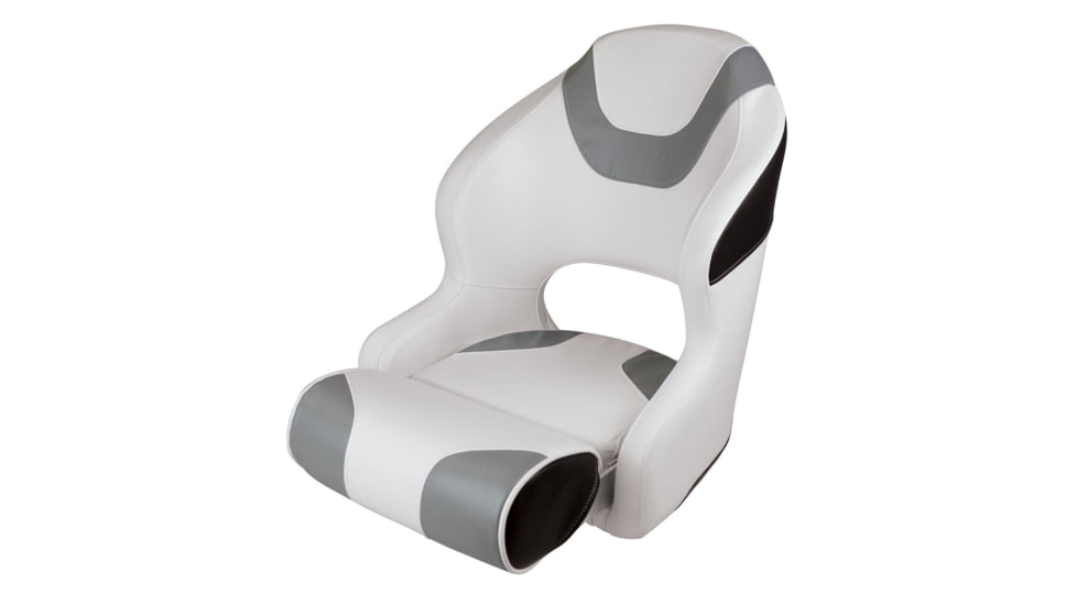 Wise Baja Bucket Seat w/ Flip Up Bolster, Brite White/Marble Grey/Black, Large, 3315-1782