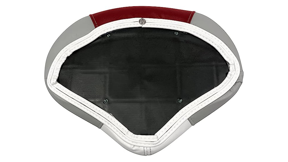 Wise Baja Series Casting Seat, Brite White / Dark Red / Grey, Small, 1466-1774