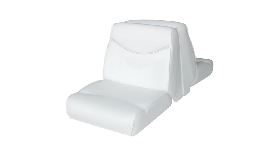 Wise Bayliner Capri Lounge Seat Cushion Set, Brite White/  Brite White, Large, 8WD1173-0030