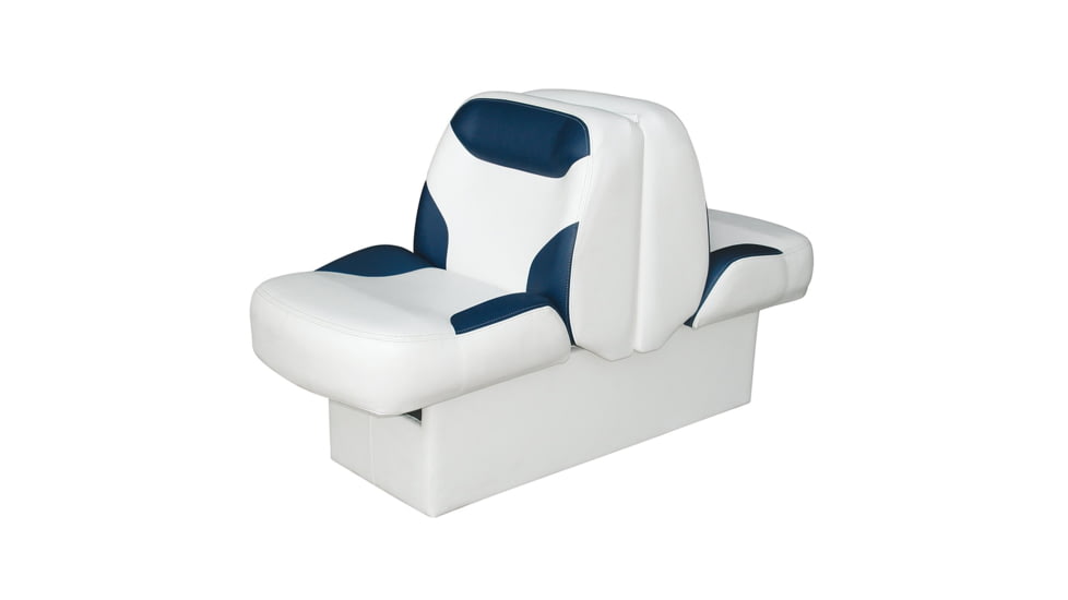 Wise Bayliner Capri Premium Lounge w/ Z-Bar, Brite White/ Round Midnite, Large, 8WD1225-0031