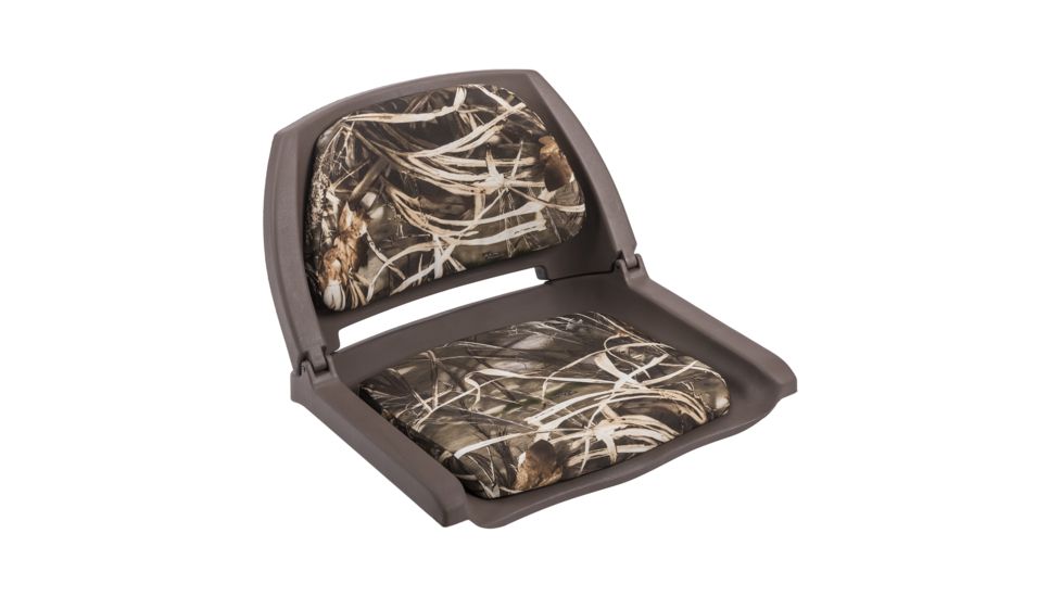 Wise Camo Padded Plastic Fold Down, Brown Shell/ Max 5 Cushions, Medium, 8WD139CLS-B-733