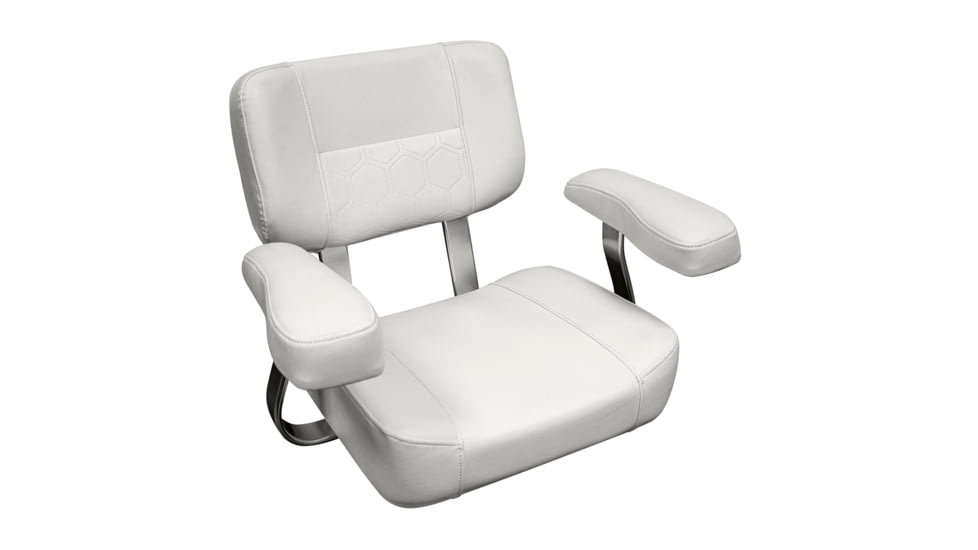 Wise Deluxe Helm Chair w/ Arms, White, Medium, 3321-784