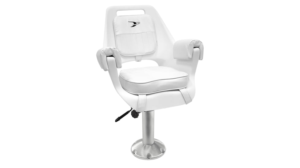 Wise Deluxe Pilot Chair with WP23-15-374 Ped, Wise White, Medium, 8WD007-710