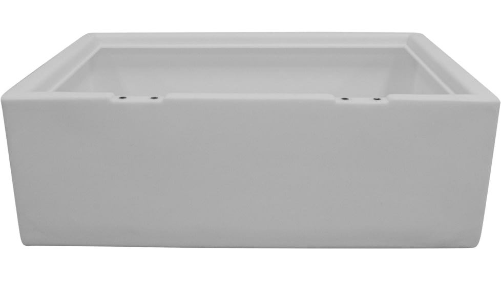 Wise Deluxe Pontoon Flip Flop Bench - Base Only, White, 8WD125FF-1B-204