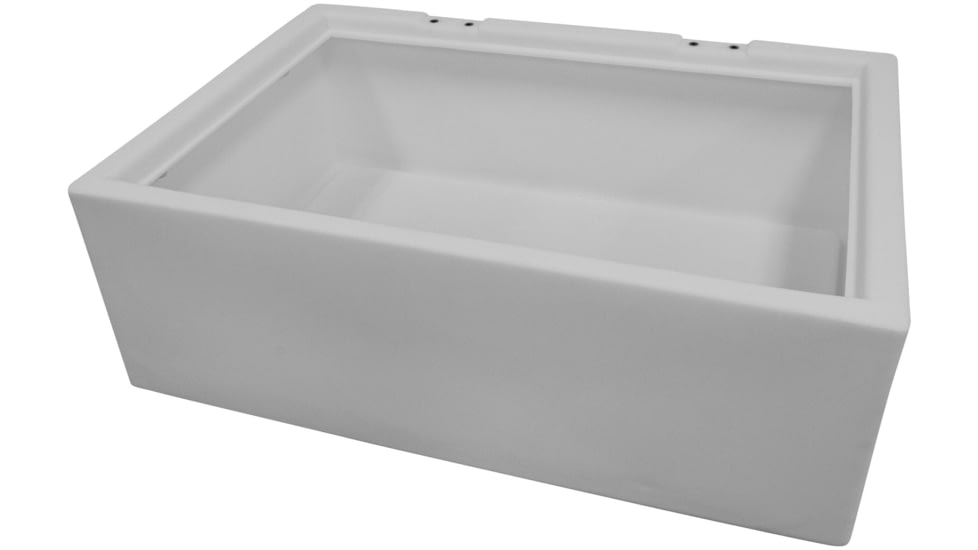 Wise Deluxe Pontoon Flip Flop Bench - Base Only, White, 8WD125FF-1B-204