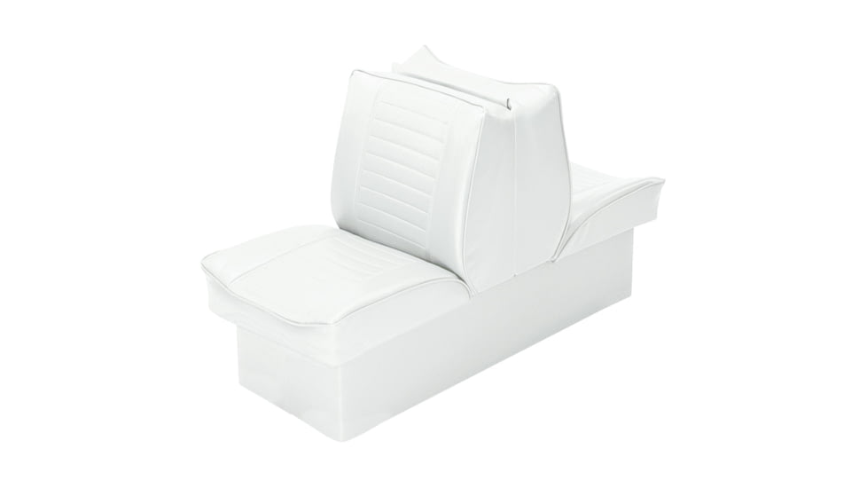 Wise Deluxe Small Craft Lounge Seat w/ 8'' Base, Wise White, 8WD521P-1-710