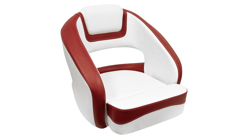 Wise Hurley LE Bucket Seat, Brite White/Dark Red, Large, 3335-0032