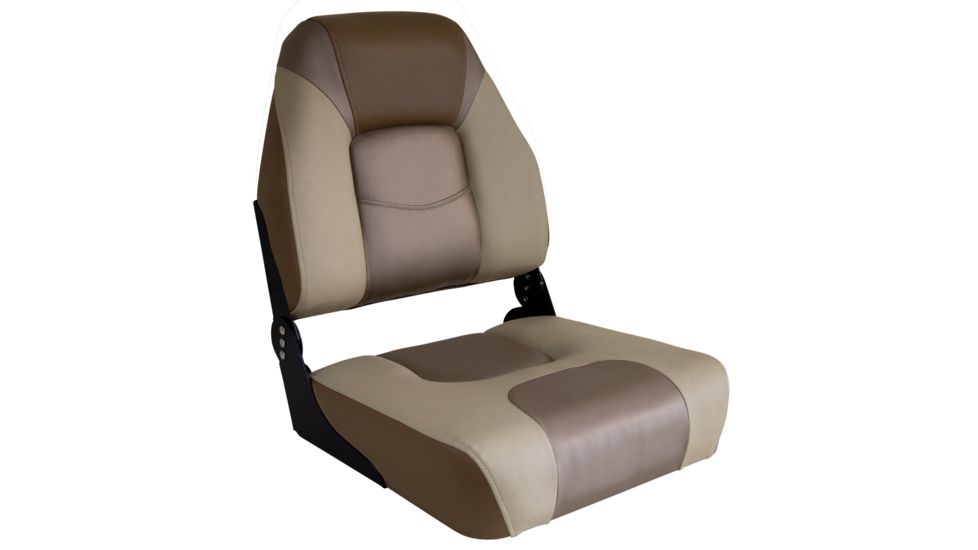 Wise Husky Pro High Back Boat Seat, French Roast/Allante Neutral/Convoy, Medium, 3058-1901
