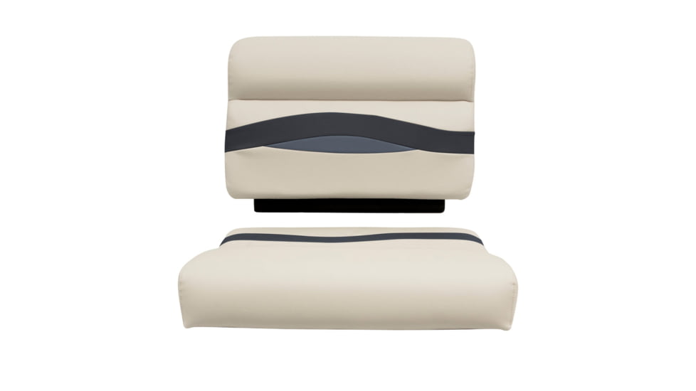 Wise Premier Pontoon 27in Bench, Platinum/Mocha Java/Khaki, Large, BM1143-1066