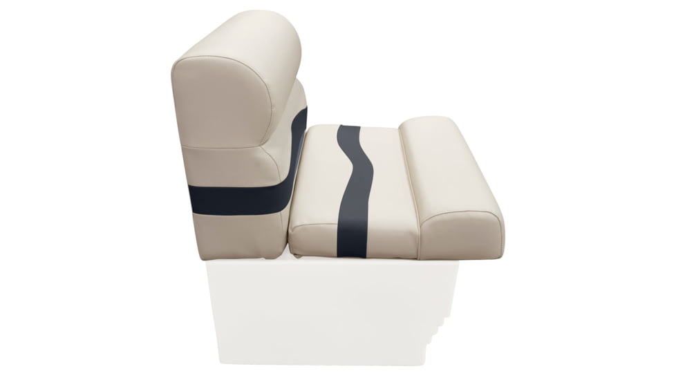 Wise Premier Pontoon 27in Bench, Platinum/Mocha Java/Khaki, Large, BM1143-1066