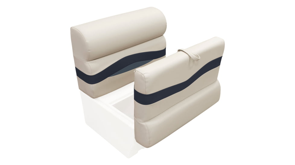 Wise Premier Pontoon 27in Bench, Platinum/Mocha Java/Khaki, Large, BM1143-1066