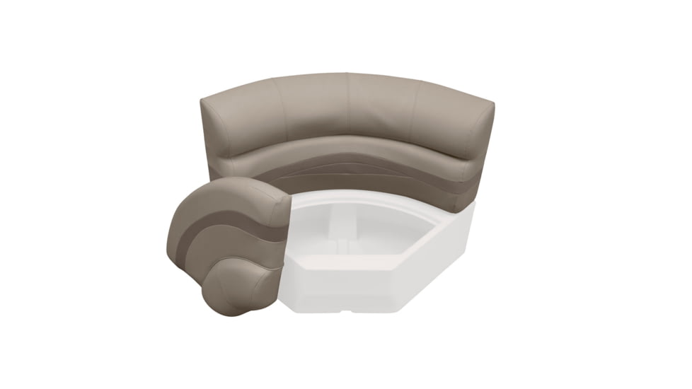 Wise Premier Pontoon 32in Bow Radius Corner, Mocha Java/Cafe/Mushroom, Large, BM11002-1749