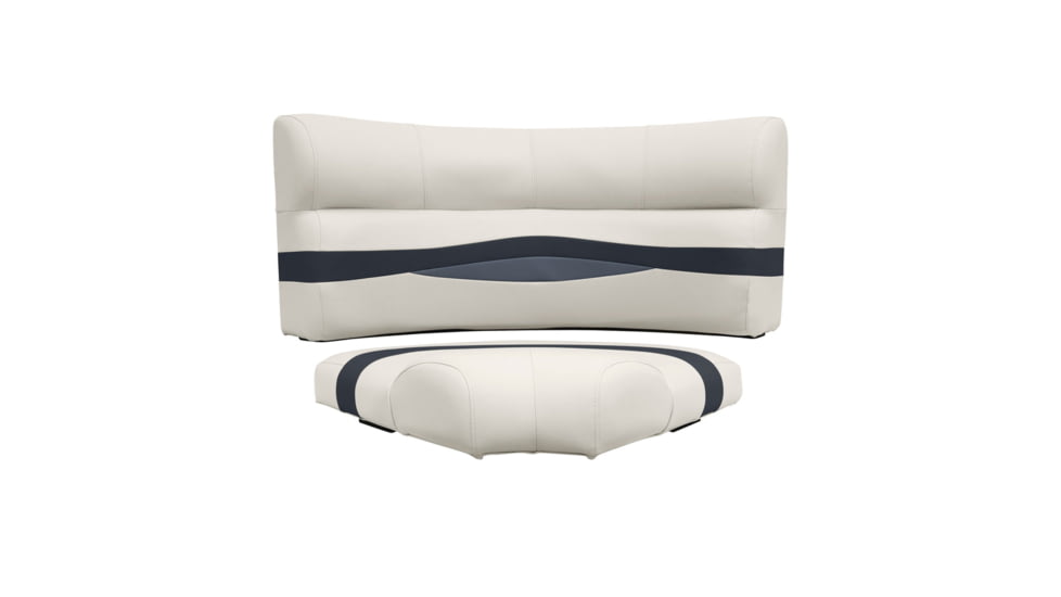 Wise Premier Pontoon 32in Bow Radius Corner, Platinum/Mocha Java/Khaki, Large, BM11002-1066